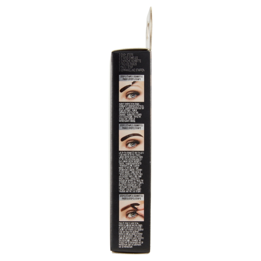 Maybelline New York Tinta Sopracciglia Tattoo Brow Peel-Off, Dura fino a 3 Giorni, Chocolate Brown